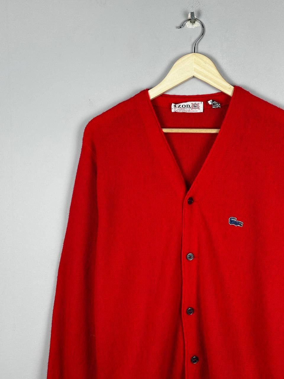 Lacoste Vintage 70s Lacoste Izod Cardigan Sweater Size US M / EU 48-50 / 2 - 3 Thumbnail