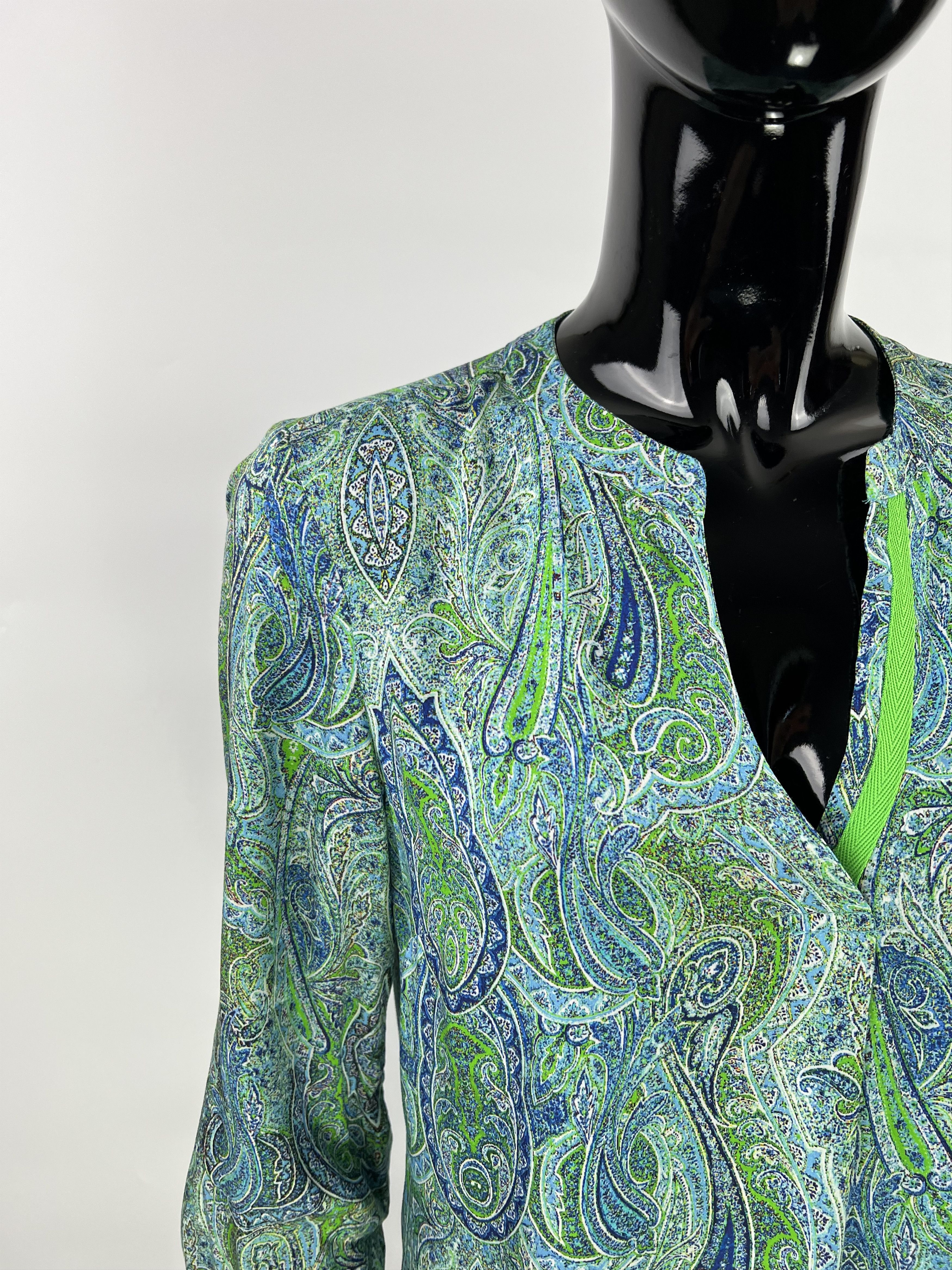 Designer × Other Emily Van Den Bergh Paisley Print Blouse Shirt Top Size 36 Size S / US 4 / IT 40 - 3 Thumbnail