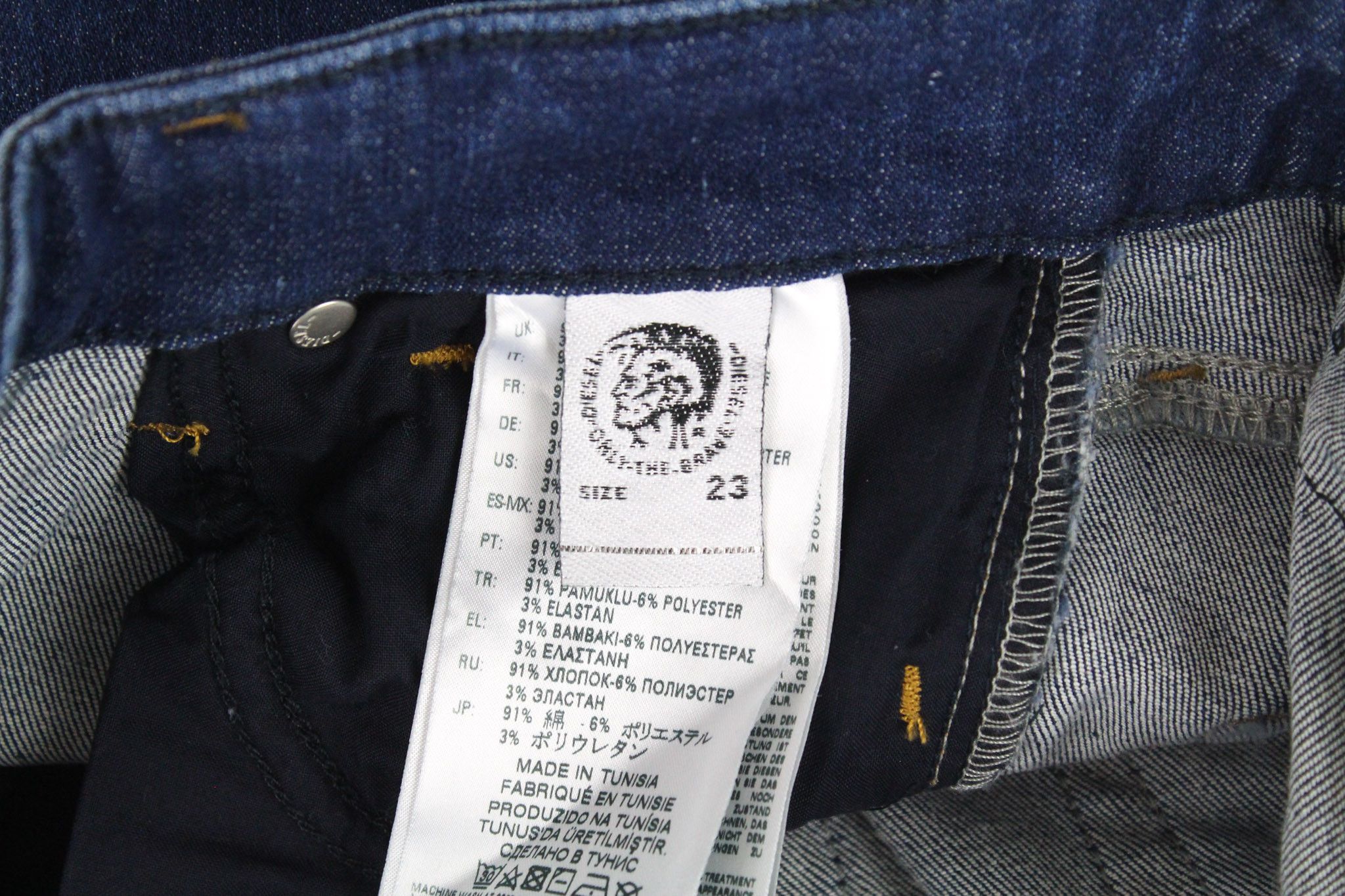 Diesel SLANDY 088AT W23/L32 Girls Blue Jeans 71079 Size 23" - 7 Thumbnail