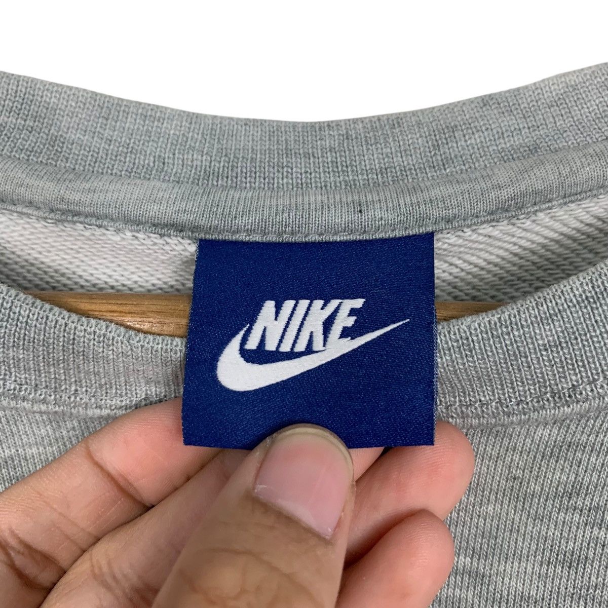 Nike NIKE Embroidery Small Logo Crewneck Sweatshirt #1982-C86 Size US XL / EU 56 / 4 - 11 Thumbnail
