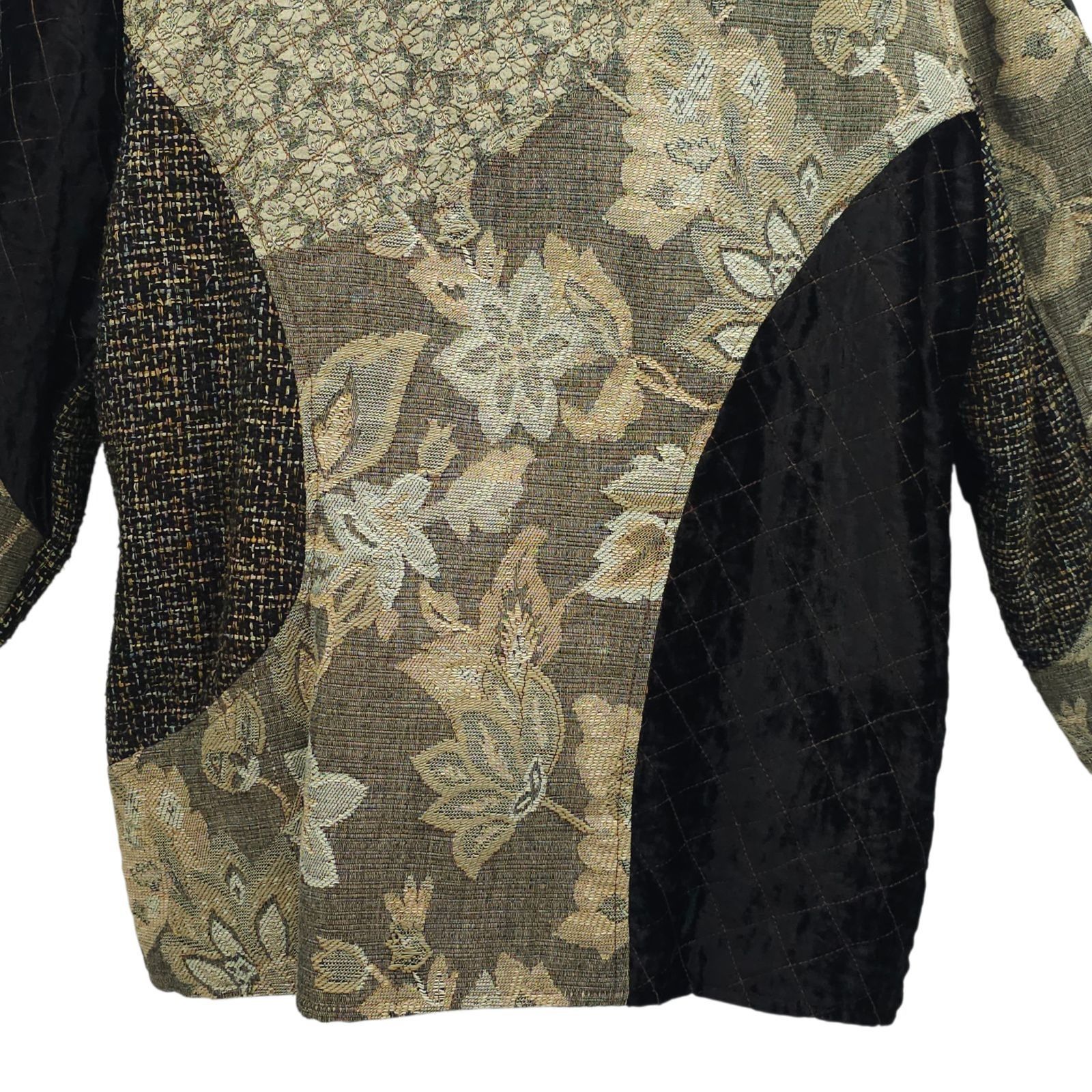 Other Yak Magik Jacket XL Floral Tapestry Patchwork Quilted Velvet Size XL / US 12-14 / IT 48-50 - 18 Thumbnail