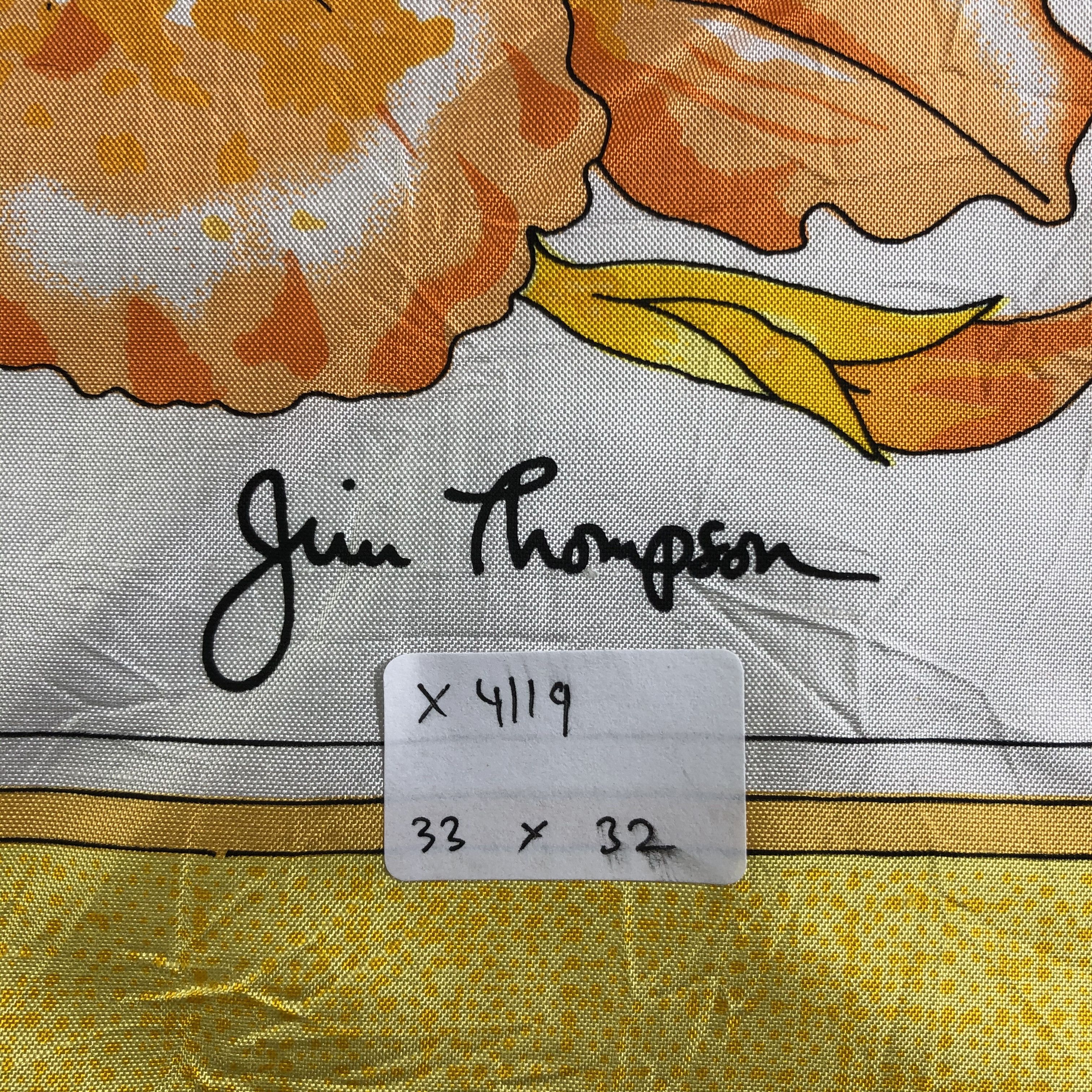 Jim Thompson × Vintage Vintage Jim Thompsom Silk Scarf Size ONE SIZE - 6 Thumbnail