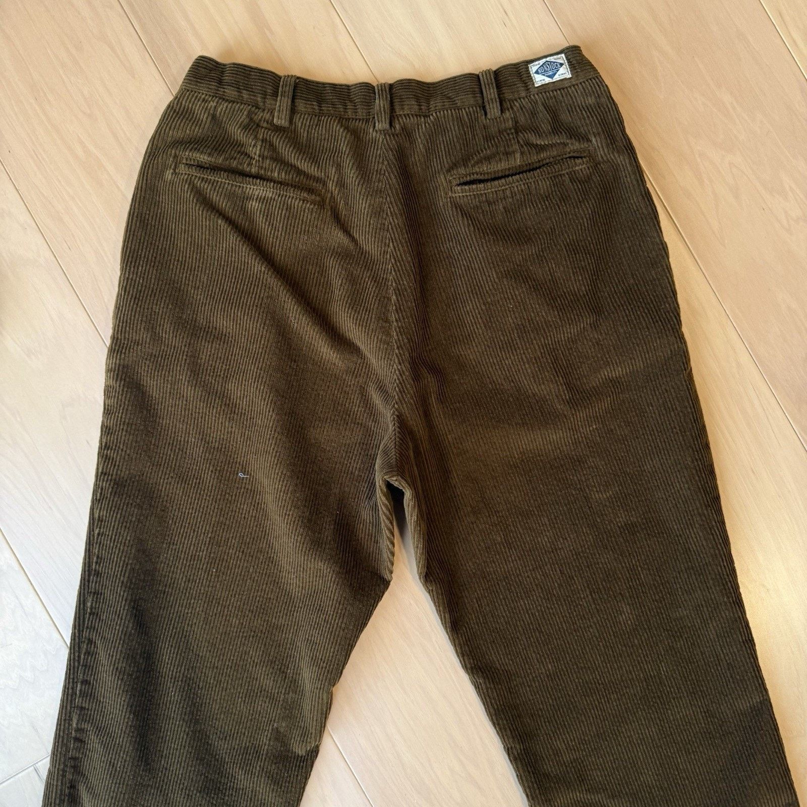 Other Non Stock MFG Corduroy Pants 31 Brown Minimalist Pleated Size US 31 - 6 Thumbnail