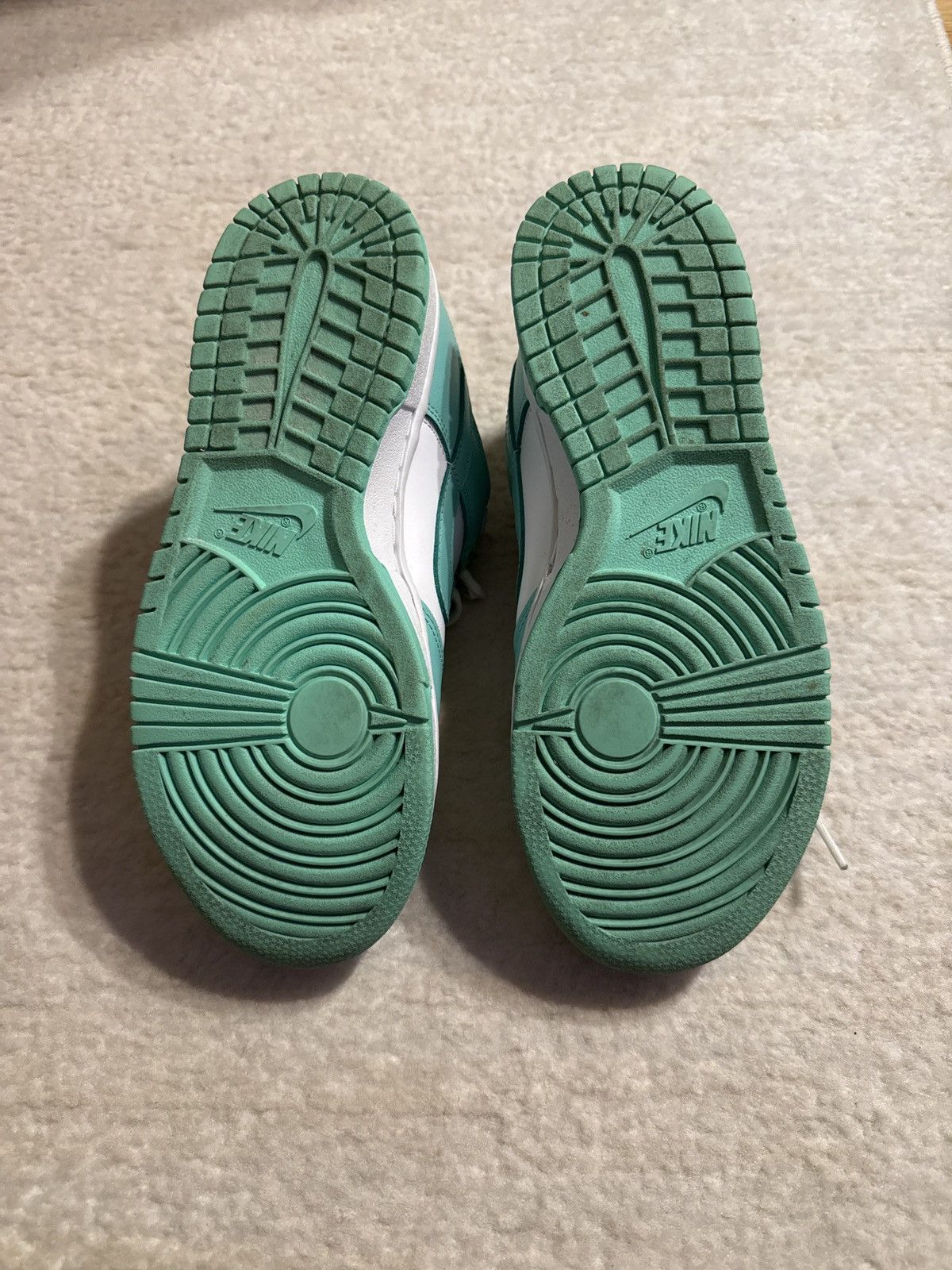 Nike Nike Dunk Low Mint Green / White – Gently Used Size US 7 / IT 37 - 5 Thumbnail