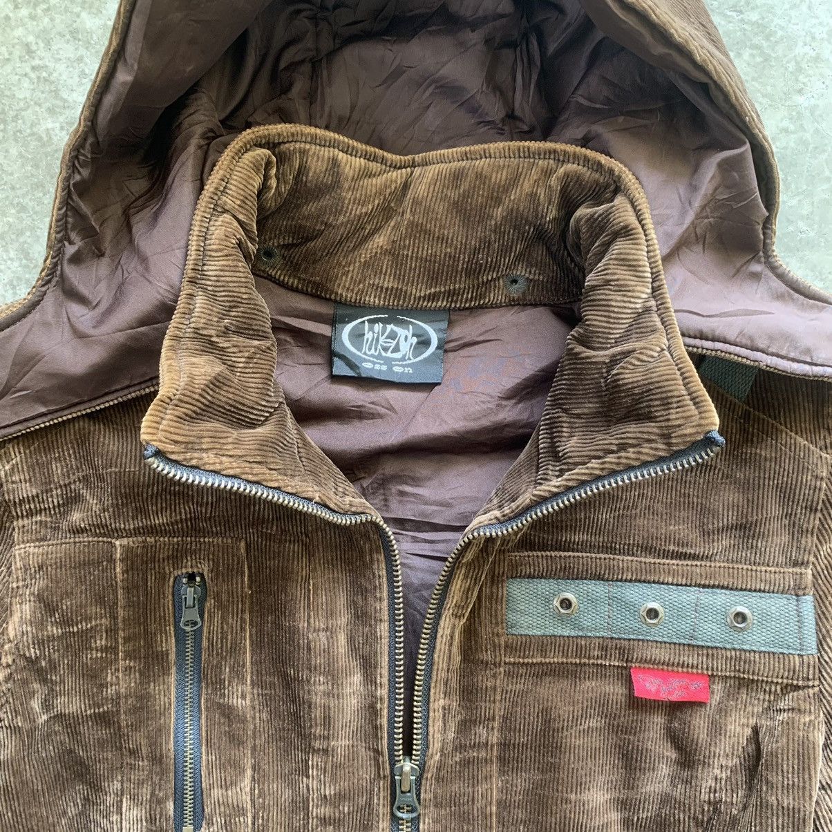Japanese Brand Ozz On Corduroy Hooded Utility Jacket 18.5x27.5” Size S / US 4 / IT 40 - 6 Thumbnail