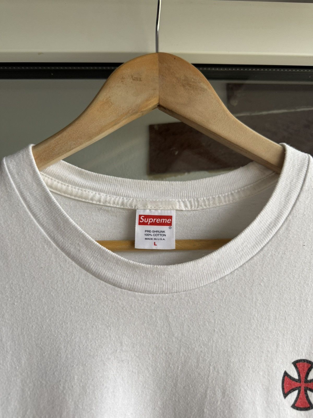 Independent Truck Co. × Supreme Supreme X Independent Truck Co. Old English Tee Size US M / EU 48-50 / 2 - 9 Thumbnail