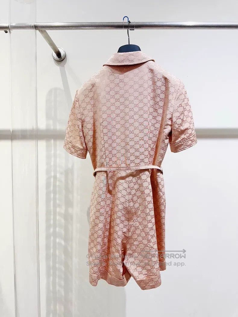 Gucci Gucci 24 spring and summer full logo jumpsuits Size 27" / US 4 / IT 40 - 2 Thumbnail