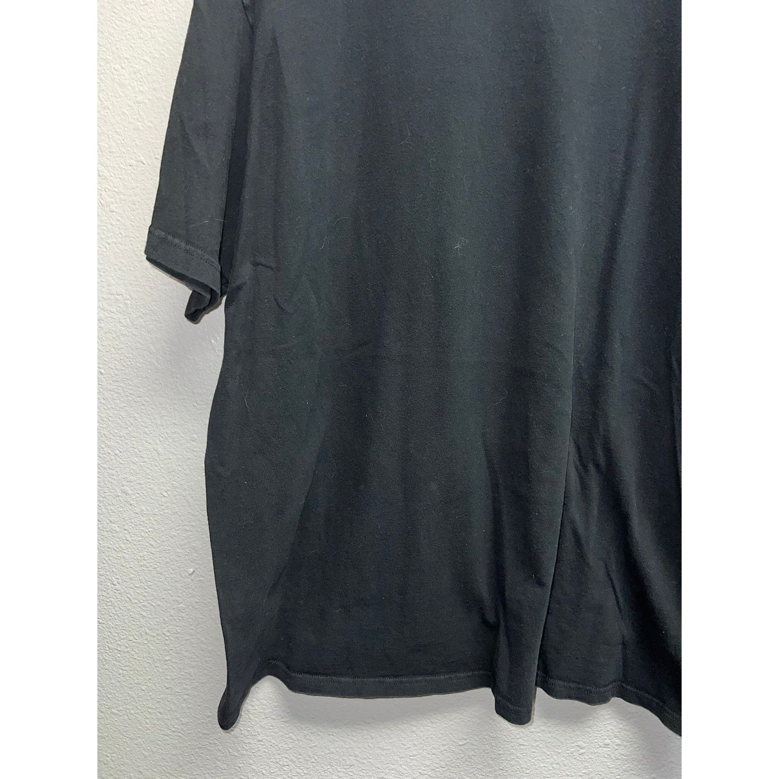 Jockey Jockey Black Blank Short Sleeve Shirt Tee XL X-Large Men's Size US XL / EU 56 / 4 - 4 Thumbnail