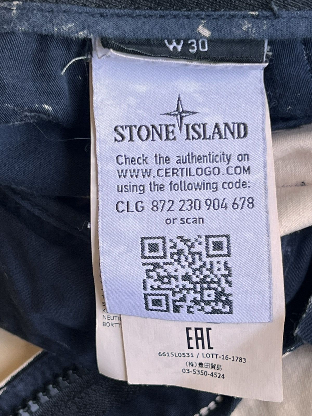 Stone Island Stone Island Hand Corrosion Cargo Shorts Type RE W30 Size US 30 / EU 46 - 20 Thumbnail