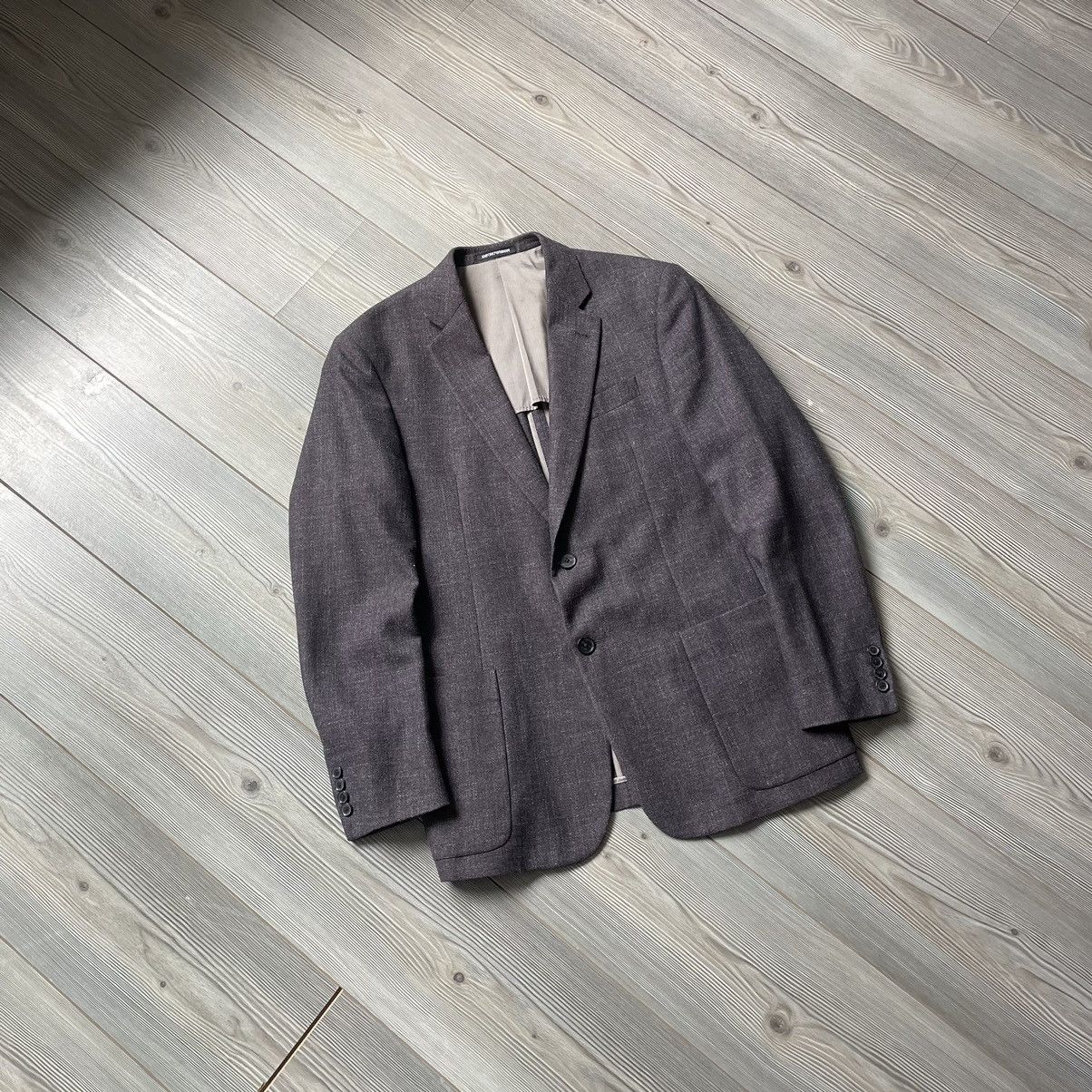 Emporio Armani Emporio Armani G Line Deco Wool Plaid Sport Blazer 50/L Size 50S - 2 Thumbnail