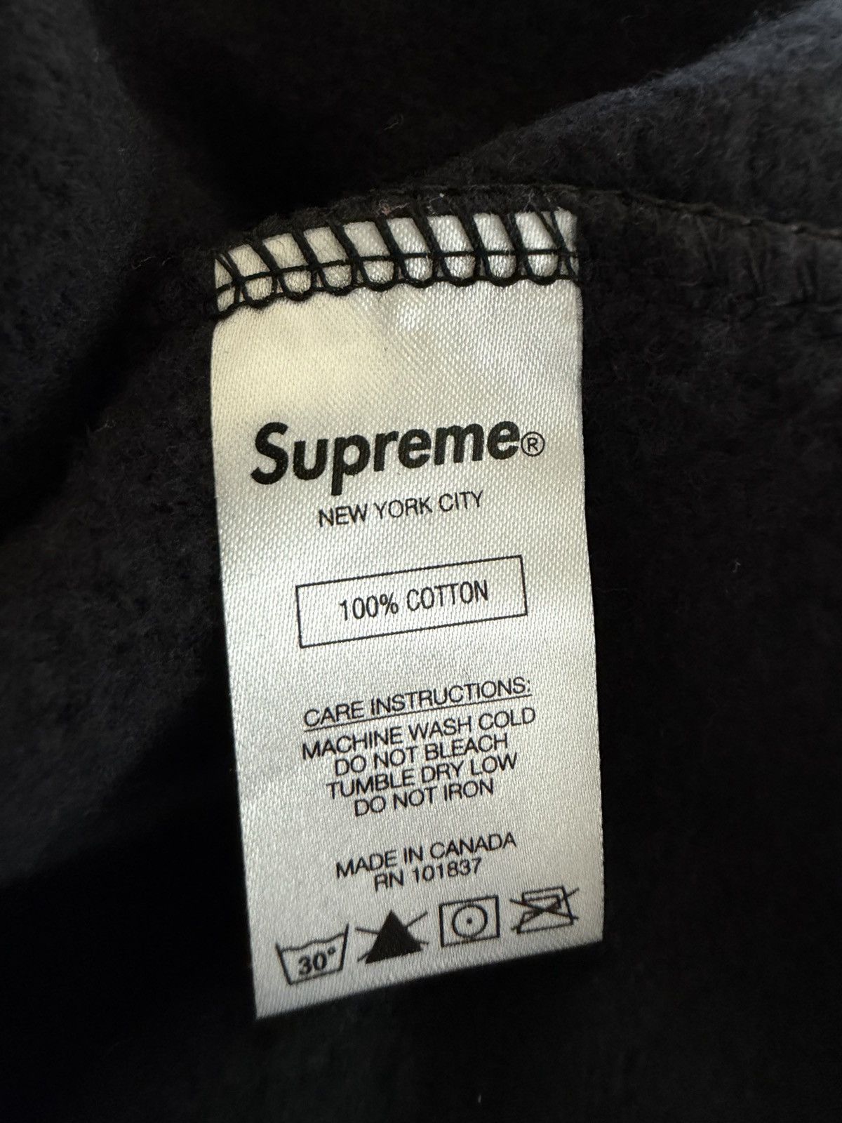 Supreme SUPREME-KANJI LOGO SWEATSHIRT BLACK CREWNECK SIZE MEDIUM Size US M / EU 48-50 / 2 - 13 Thumbnail