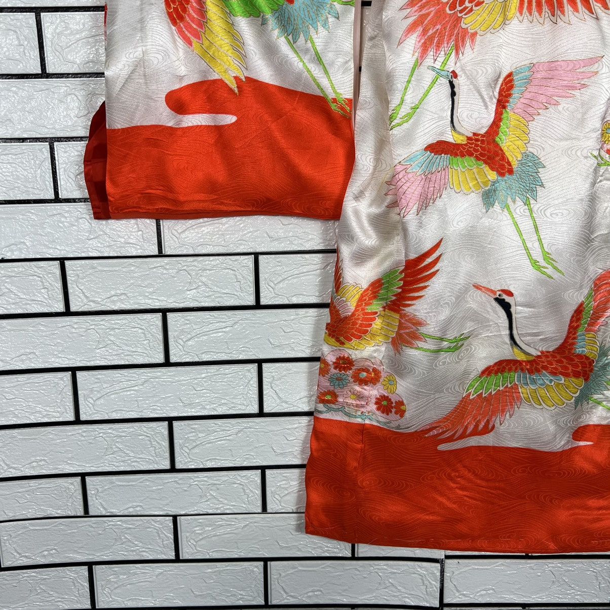 Japanese Brand Traditional Japan Kimono Embroidered Phoenix Logo #4190-C190 Size ONE SIZE - 7 Thumbnail