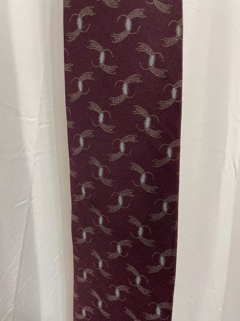 Issey Miyake Issey Miyake Medieval red full print tie Size ONE SIZE - 3 Thumbnail