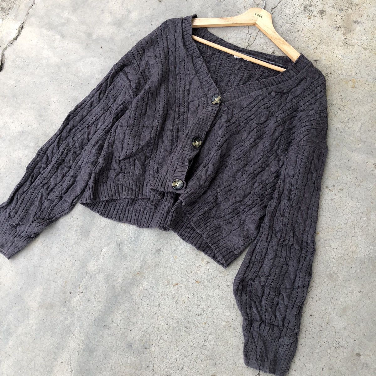 Vintage 💥Vintage Cardigan GU Pullover/Pureknit Like Crop Top Size US XL / EU 56 / 4 - 1 Thumbnail