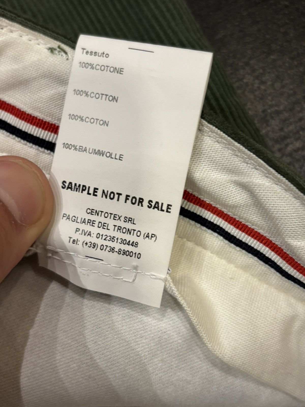 Thom Browne Thom Browne Sailor Tapered Chino Pant Size US 29 - 5 Thumbnail