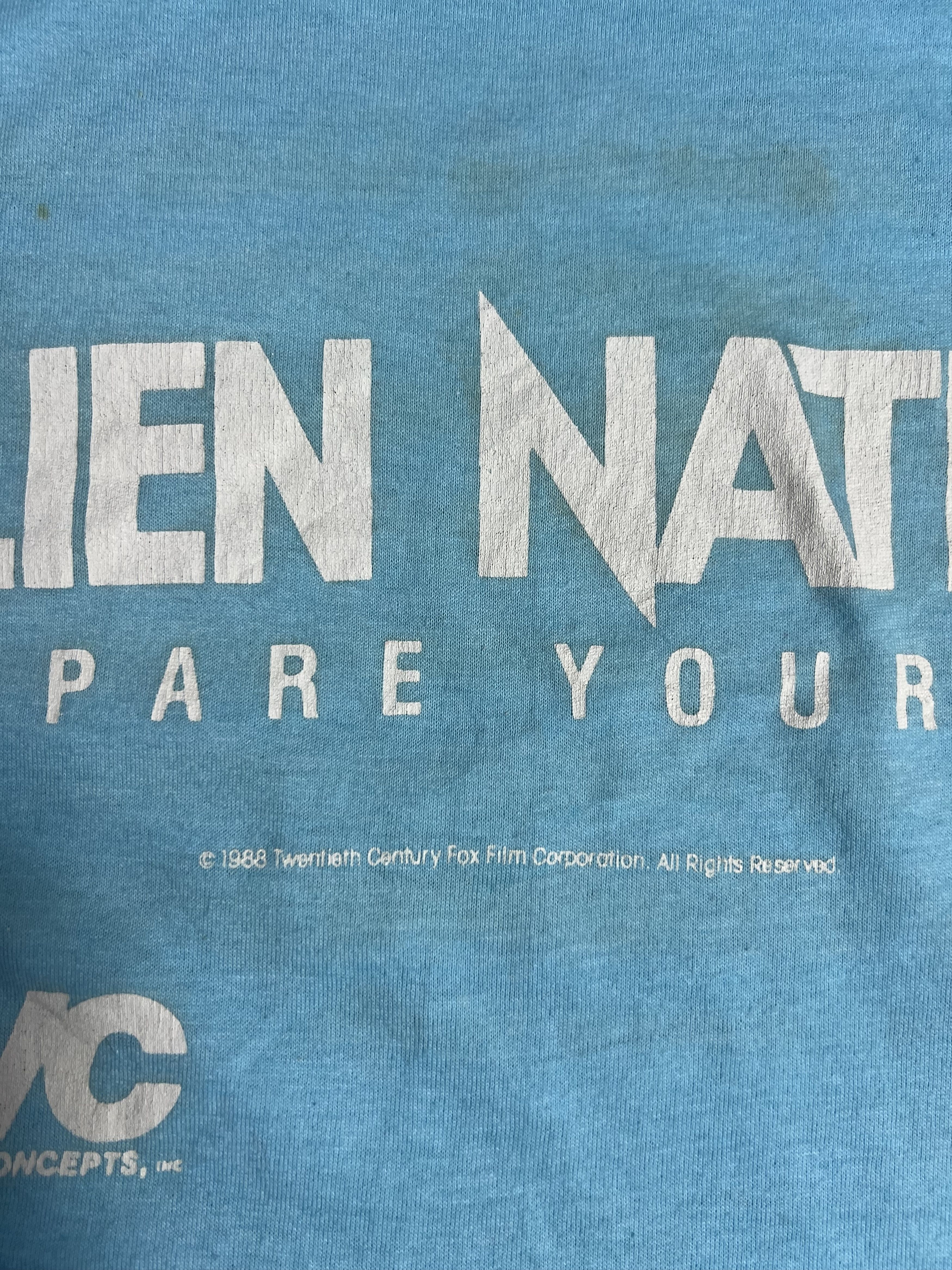 Vintage Vintage 80s Alien Nation Movie Promo Tee (XL) GTME123 Size US XL / EU 56 / 4 - 5 Thumbnail