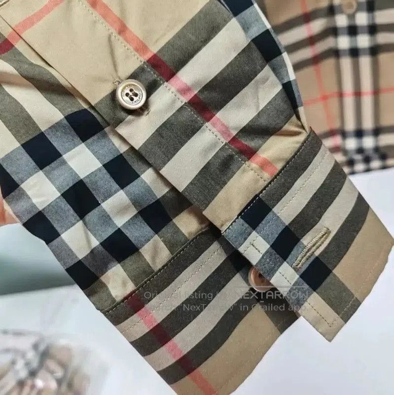 Burberry Burberry Khaki Long Sleeve Men's Shirt. Size US L / EU 52-54 / 3 - 3 Thumbnail
