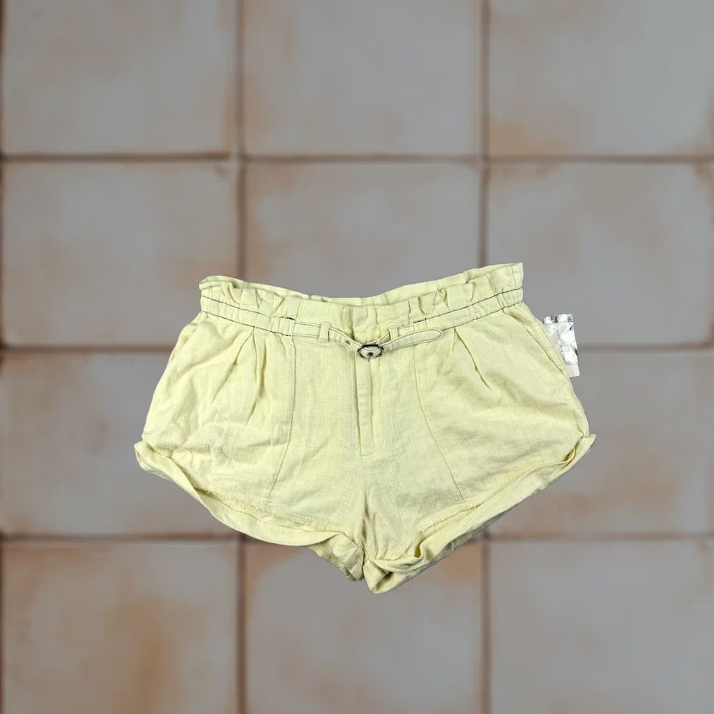 Anthropologie Anthropologie Shorts Women XS Pearl White Belted Lined Blend NEW Size 26" / US 2 / IT 38 - 1 Thumbnail