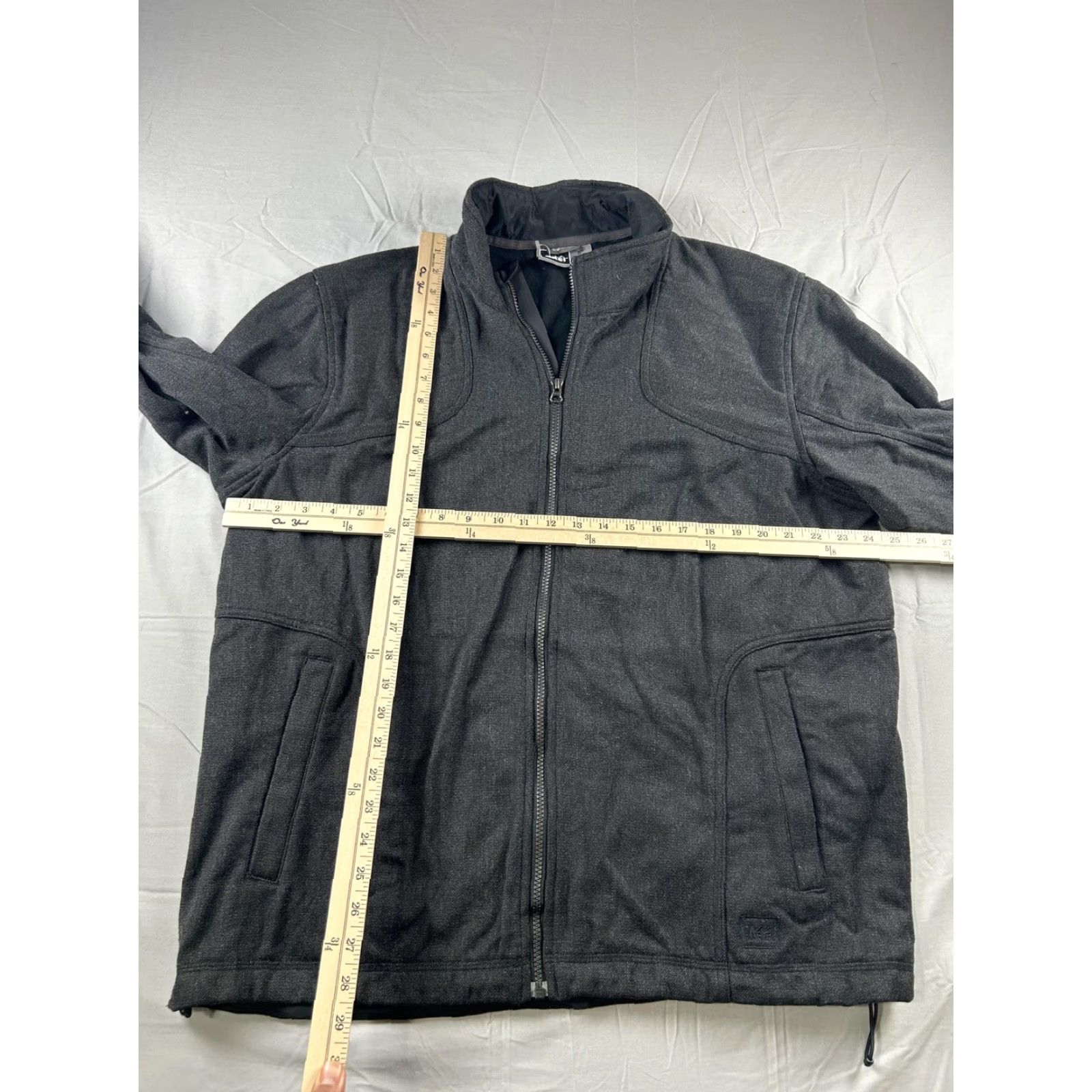 Vintage REI Jacket Mens XL Gray Herringbone Insulated Full Zip Windbreaker Outdoor Size US XL / EU 56 / 4 - 4 Thumbnail