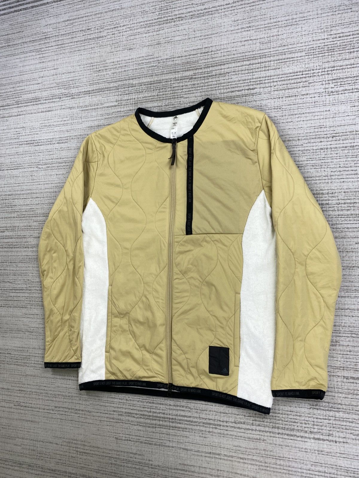 Adidas × Vintage Vintage Adidas Quilted Zipper Jacket Size US M / EU 48-50 / 2 - 4 Thumbnail