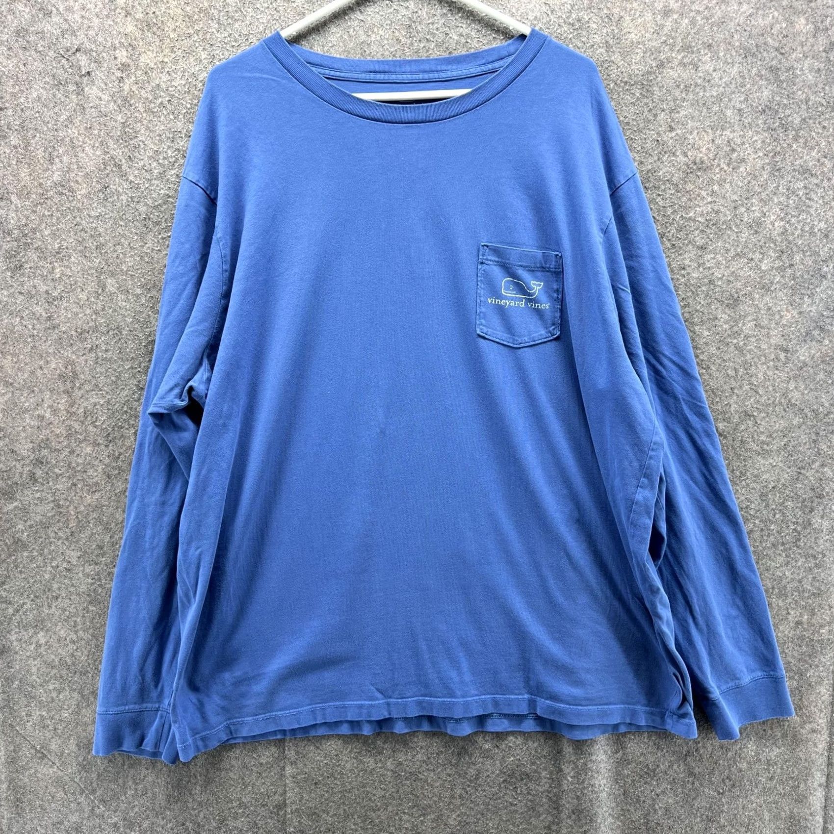 Vineyard Vines Vineyard Vines Shirt Mens 2XL Blue Long Sleeve Pocket Whale Graphic Logo Size US XXL / EU 58 / 5 - 2 Thumbnail