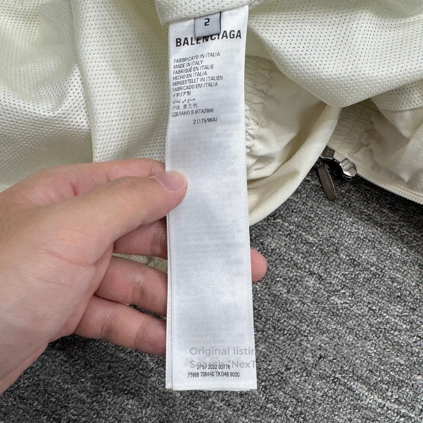 Balenciaga Balenciaga Double Hook Embroidery Jacket. Size US XXS / EU 40 - 3 Thumbnail