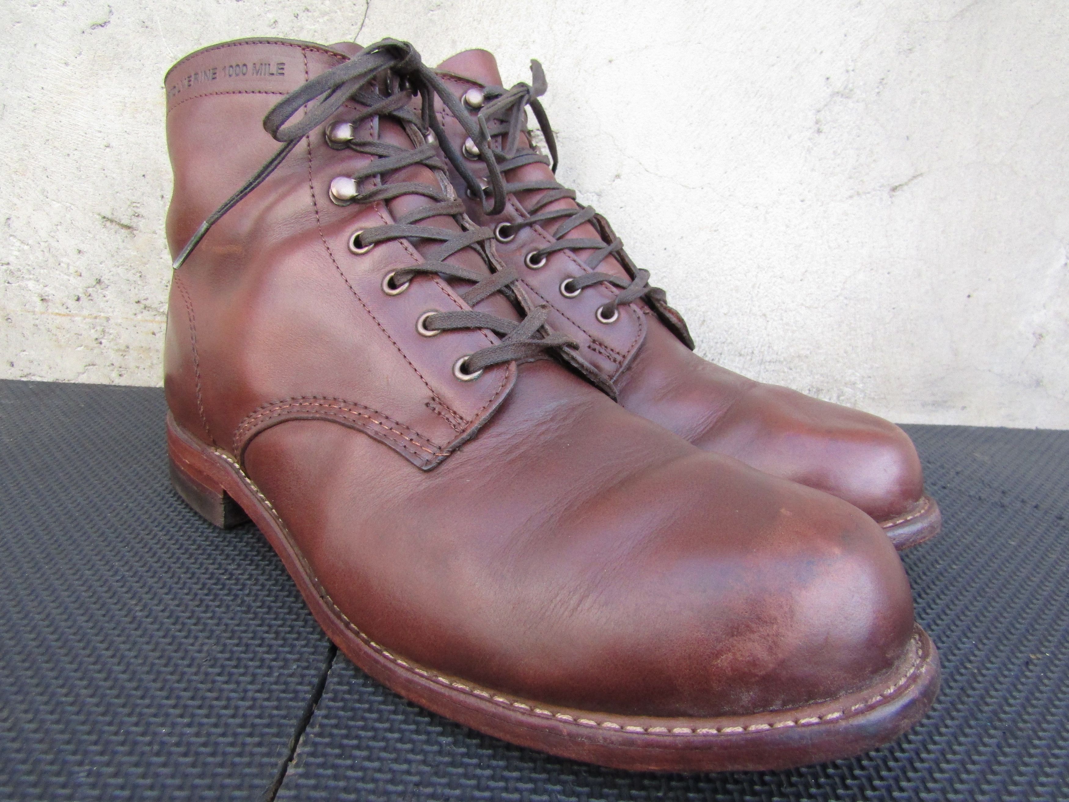 Wolverine Wolverine 1000 Miles Brown Lace Up Leather Boots Made In Usa Size US 10 / EU 43 - 6 Thumbnail