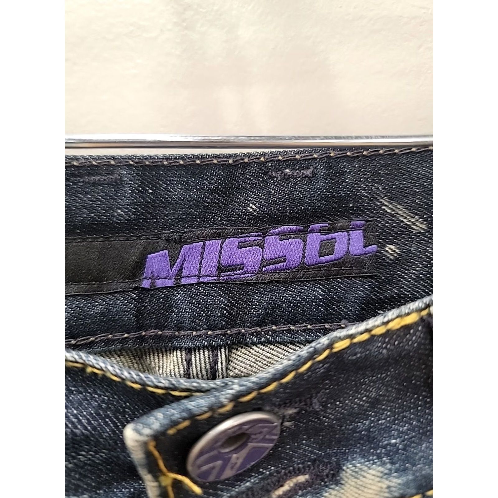 Miss Sixty VINTAGE Miss Sixty Jeans Women 28 Blue 31x34 NWT Y2K Graphics Straight/Skinnny Leg Size 28" / US 6 / IT 42 - 7 Thumbnail