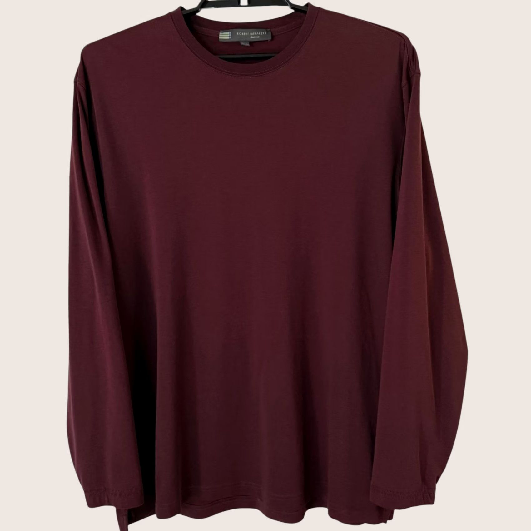Vintage Robert Barakett Georgia Long-Sleeve Crewneck Shirt Red Mens XXL 100% Pima Cotton Shirt Size US XXL / EU 58 / 5 - 1 Thumbnail
