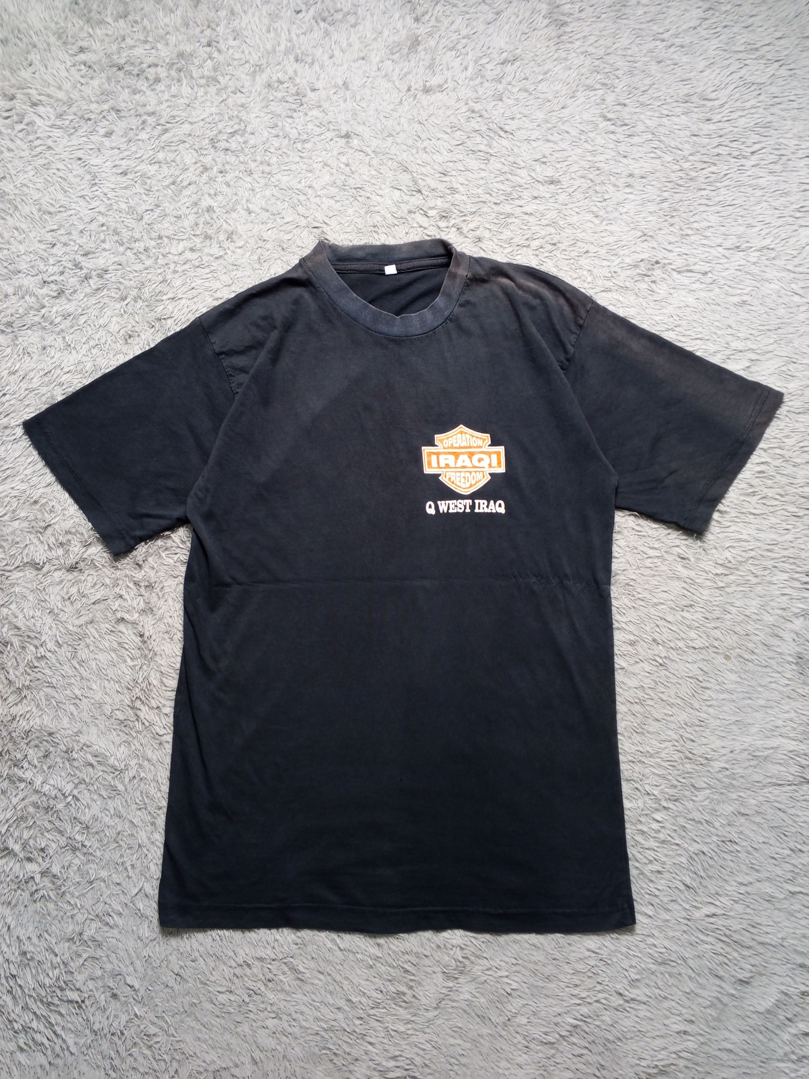 Vintage Vintage Crazy Faded Q West Iraq Operation Freedom Size US M / EU 48-50 / 2 - 3 Thumbnail