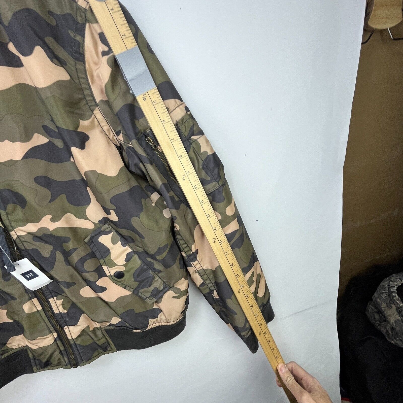 Gap × Vintage Gap Camo Flight Bomber Jacket Zip Up Medium Brand New Size US M / EU 48-50 / 2 - 10 Thumbnail