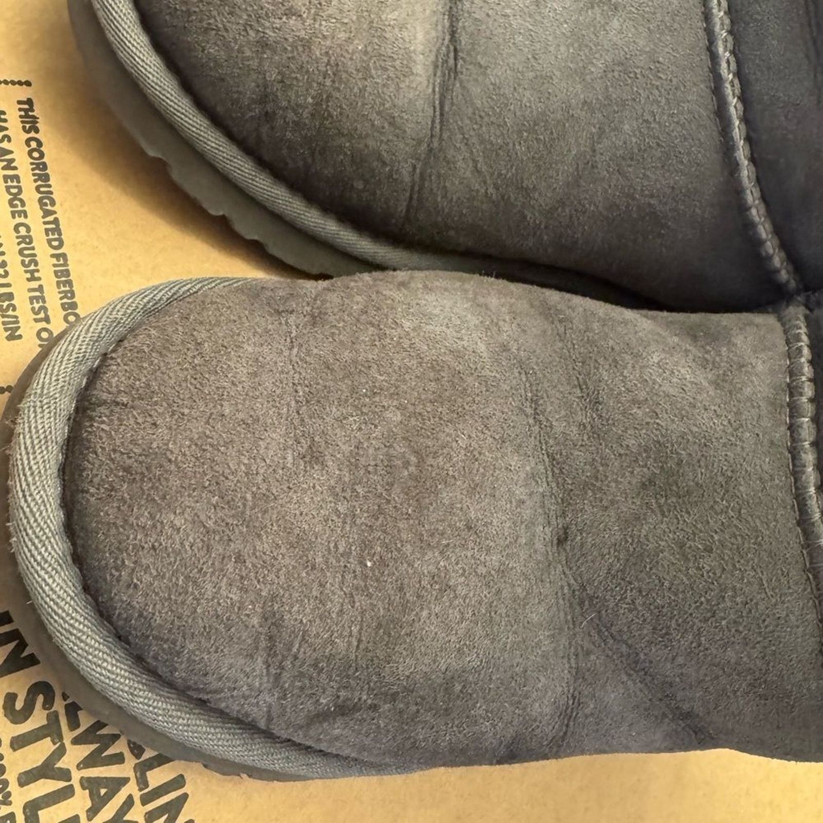 Ugg UGG Bailey Bow Tall II Gray Suede Sheepskin Fur Lined 5 Size US 5 / IT 35 - 8 Thumbnail