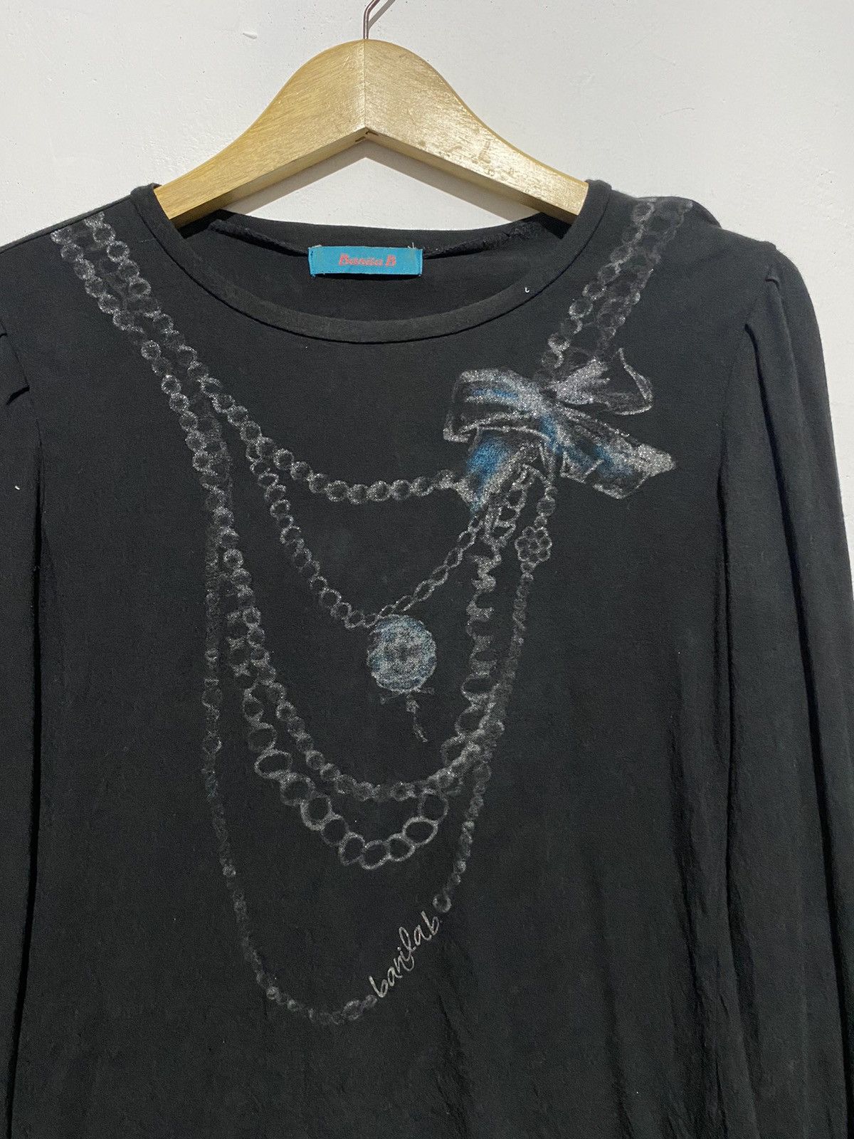 If Six Was Nine × Vintage Japanese banila b jewelry print longsleeve lgb style Size US M / EU 48-50 / 2 - 2 Thumbnail