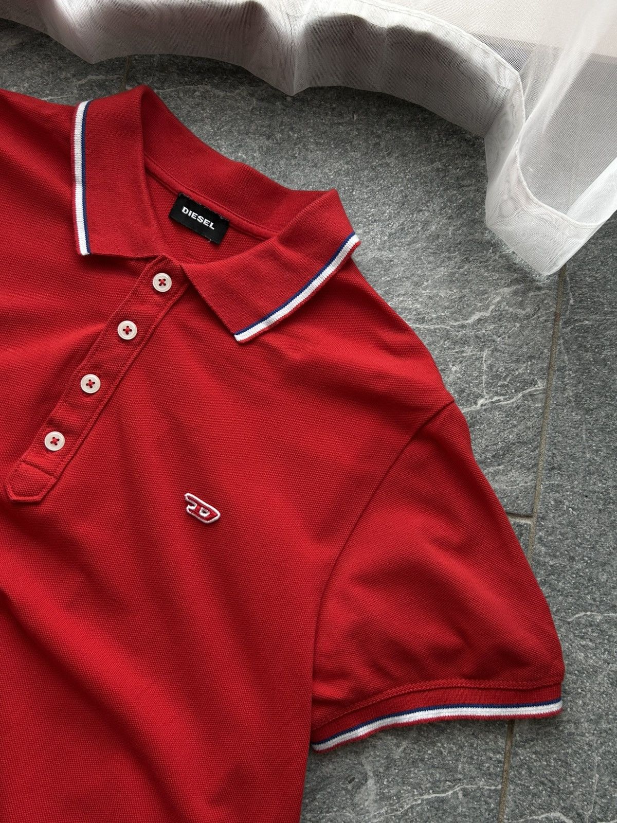 Diesel Vintage shirt polo tee diesel large Size US L / EU 52-54 / 3 - 7 Thumbnail