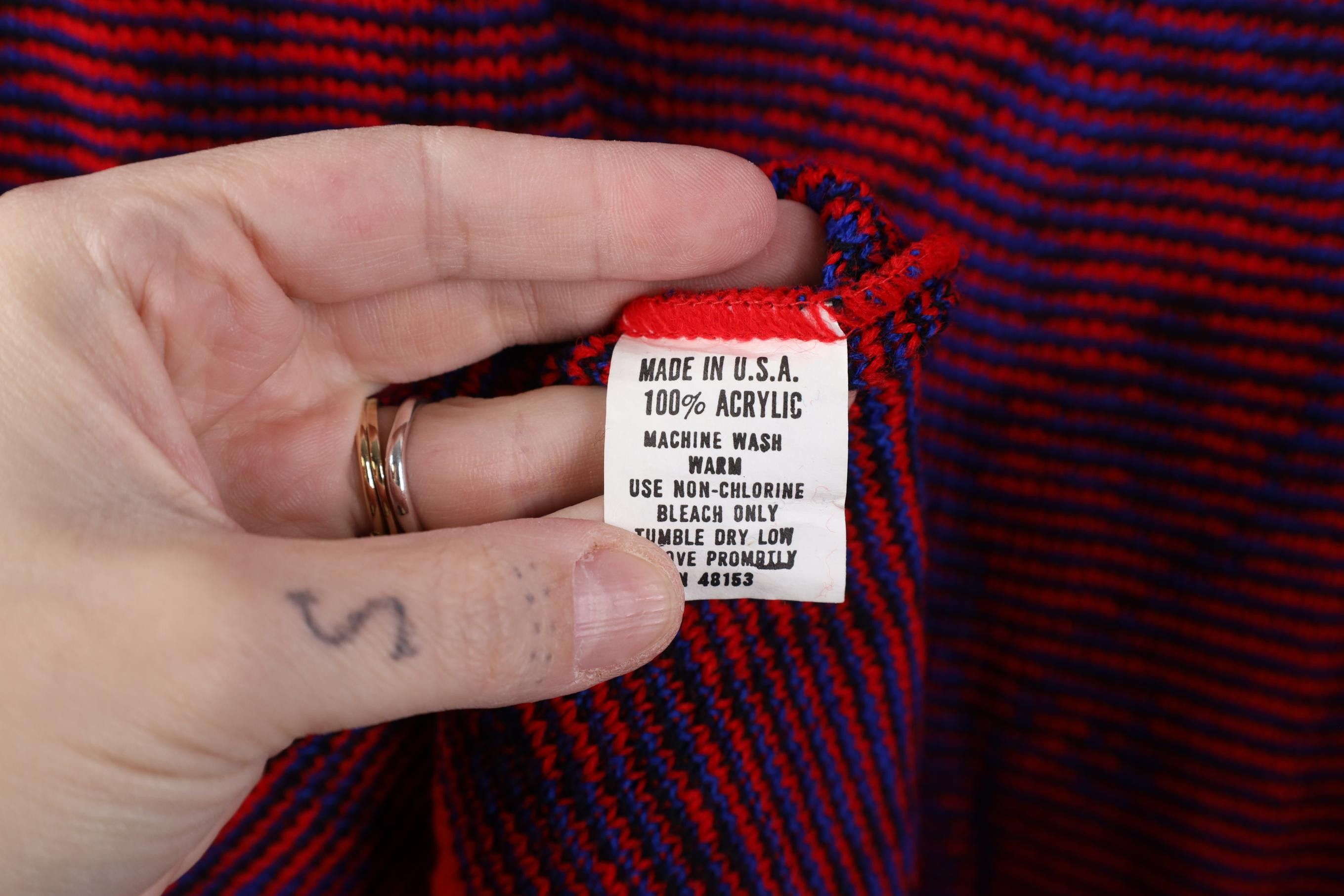 Vintage Deadstock Vintage 90s Streetwear Front Cardigan Sweater USA Size XXL / US 16-18 / IT 52-54 - 10 Thumbnail