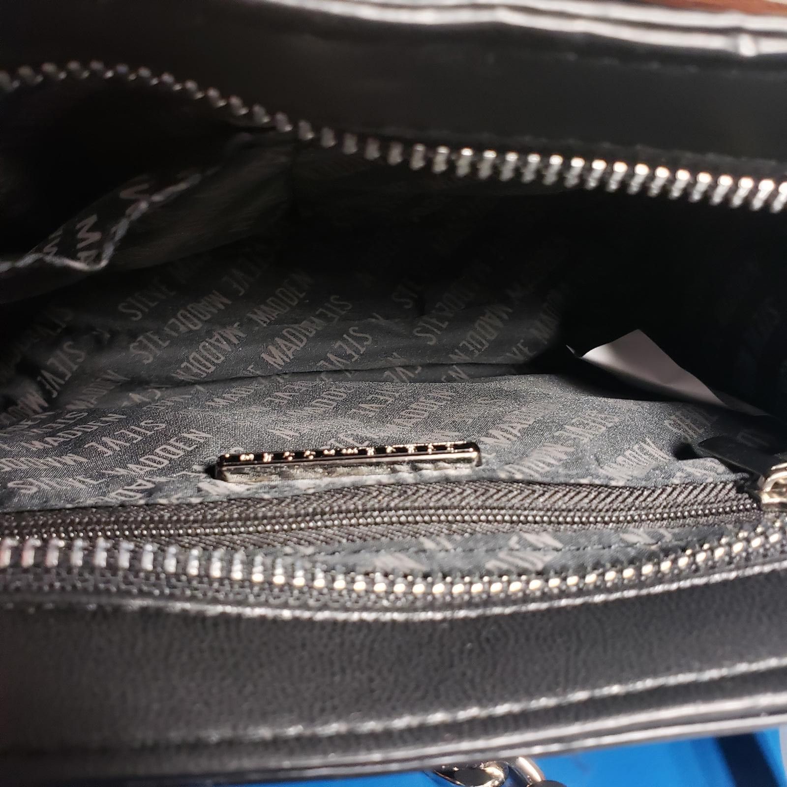 Steve Madden Steve Madden BJayda Stud Letters Crossbody Bag- Black Size ONE SIZE - 6 Thumbnail