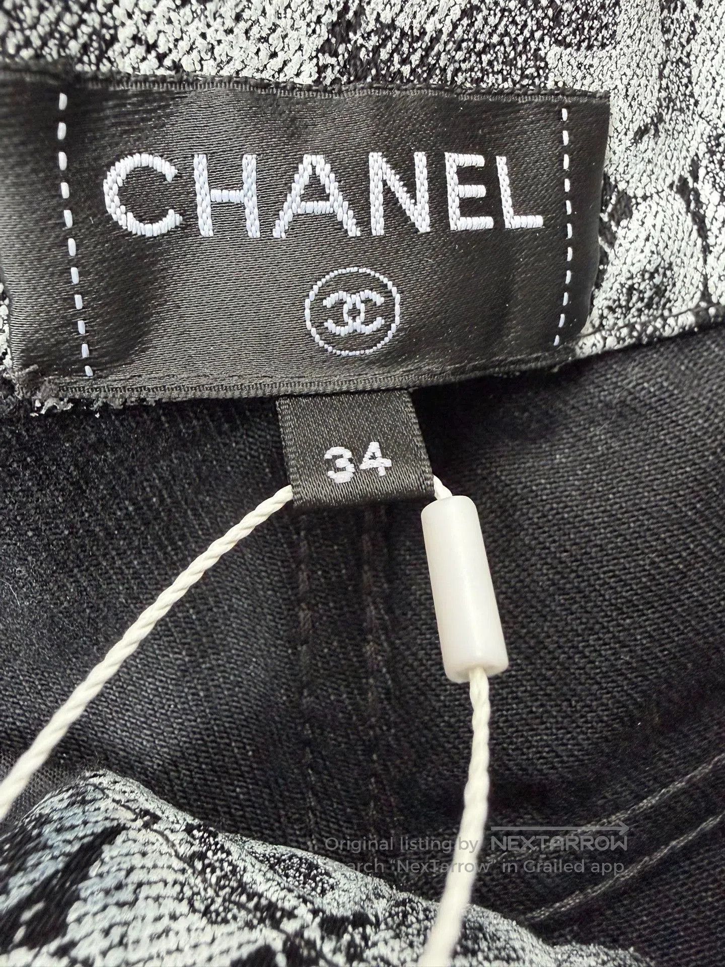 Chanel Chanel Floral Print Denim Jeans. Size US 34 / EU 50 - 4 Thumbnail