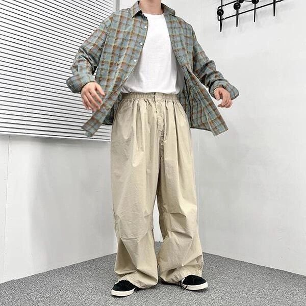 Beams Plus 2S1 Studio Loosefit Summer Check Plaid Pocket Shirt Size US M / EU 48-50 / 2 - 19 Thumbnail