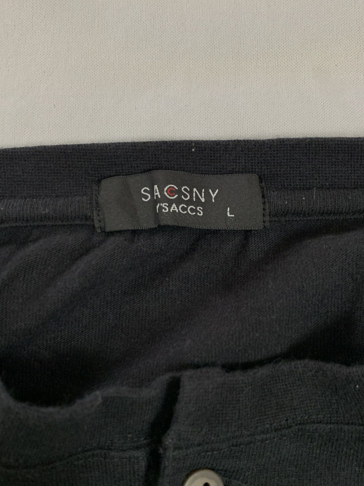 Y's Ys sacsny yohji yamamoto henley shirt Size US M / EU 48-50 / 2 - 2 Thumbnail
