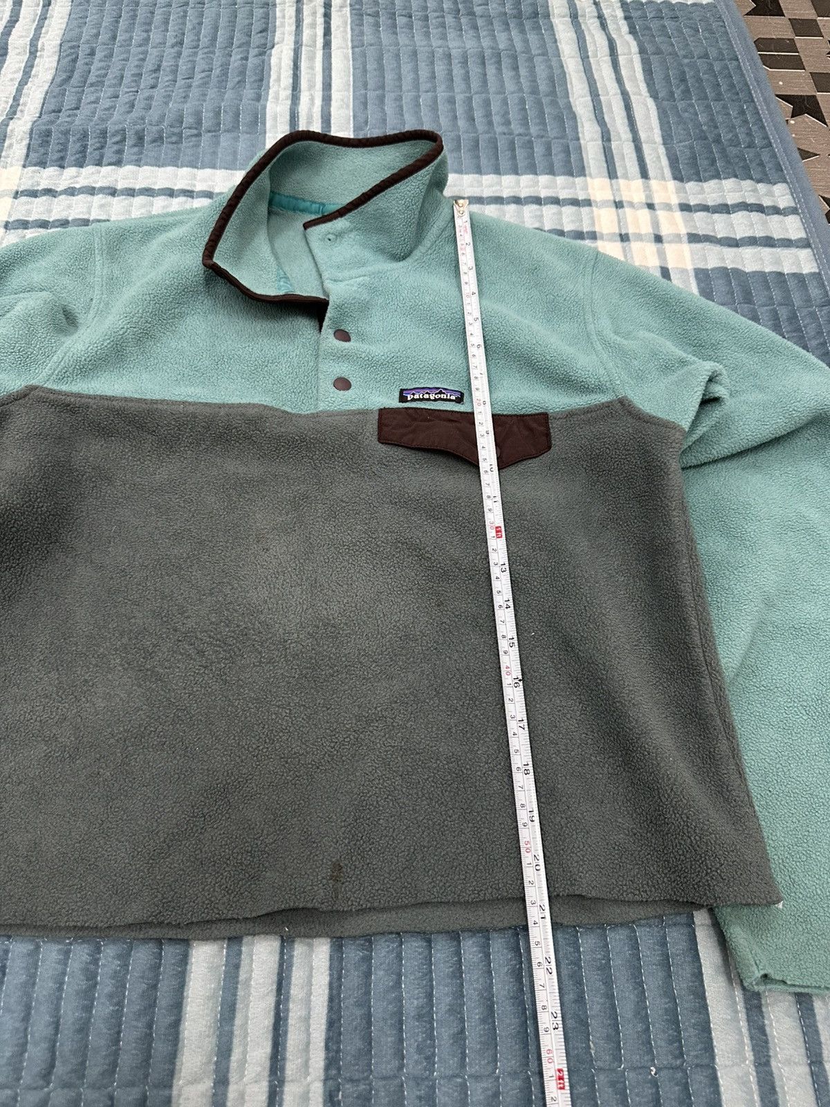 Patagonia Patagonia Women's Synchilla Snap Fleece Pullover Teal Jacket Size M / US 6-8 / IT 42-44 - 12 Thumbnail