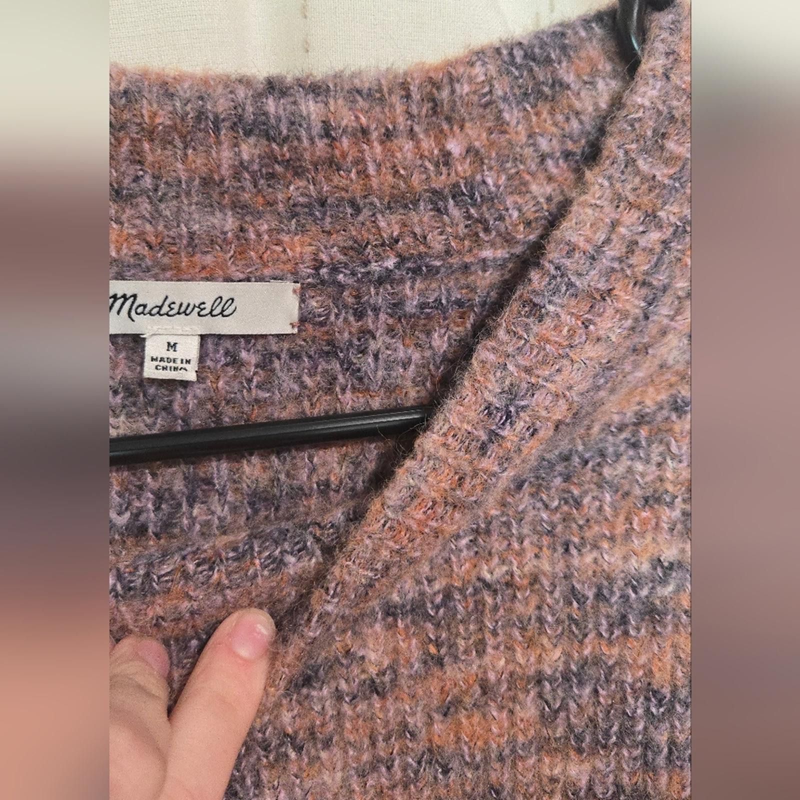 Madewell Madewell Marled Wool Blend Sweater Size M / US 6-8 / IT 42-44 - 2 Thumbnail