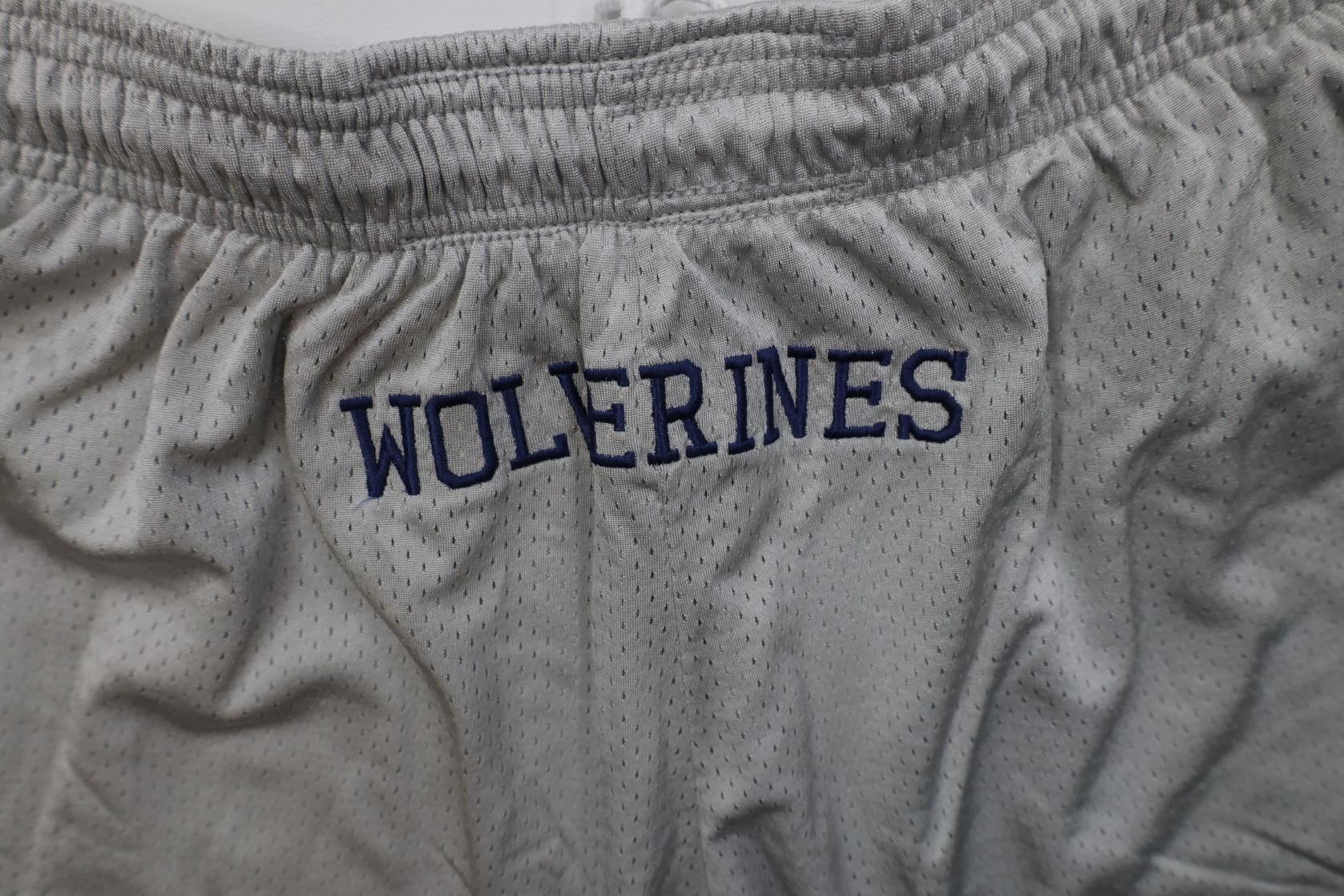 Adidas Adidas University of Michigan Basketball Shorts Silver USA Size US 36 / EU 52 - 14 Thumbnail
