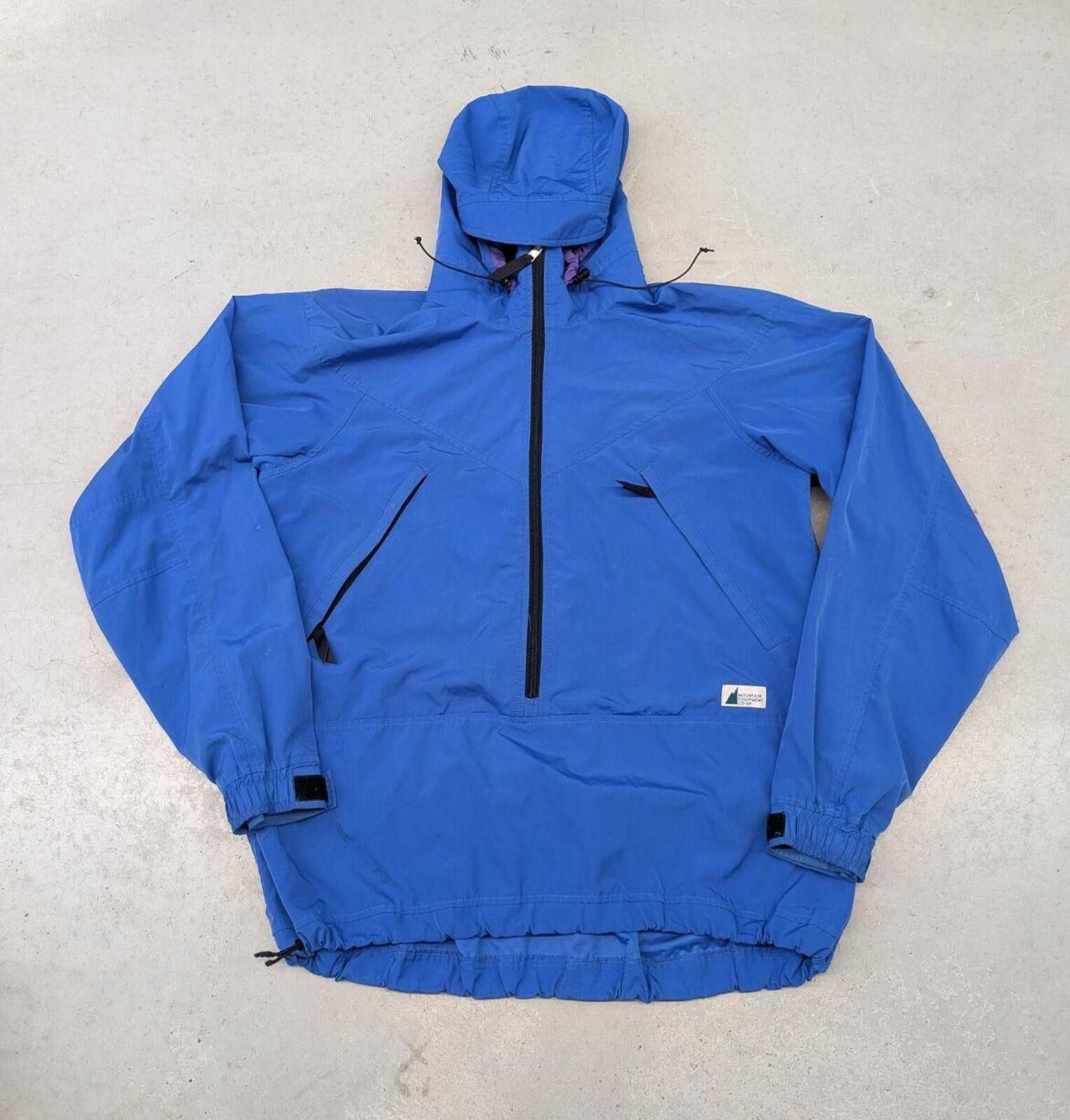 Mountain Equipment Company Vintage Mountain Equipment Co-op Blue Anorak Light Jacket Size US L / EU 52-54 / 3 - 1 Thumbnail