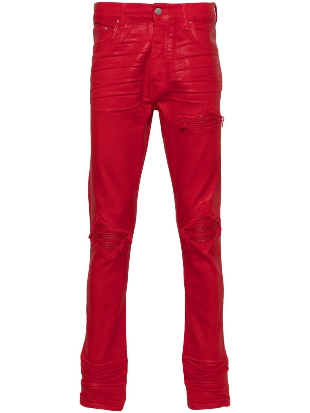 Amiri o1s1wg110825 MX1 Jeans in Red Size US 30 / EU 46 - 2 Thumbnail