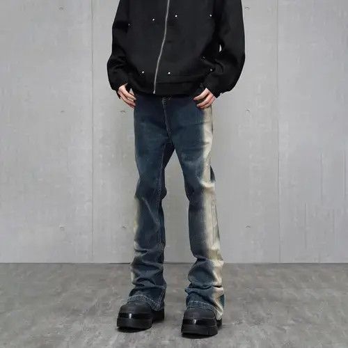 Vintage Casual Slim Flared Streetwear Vintage Stretch Denim Size US 27 - 2 Thumbnail