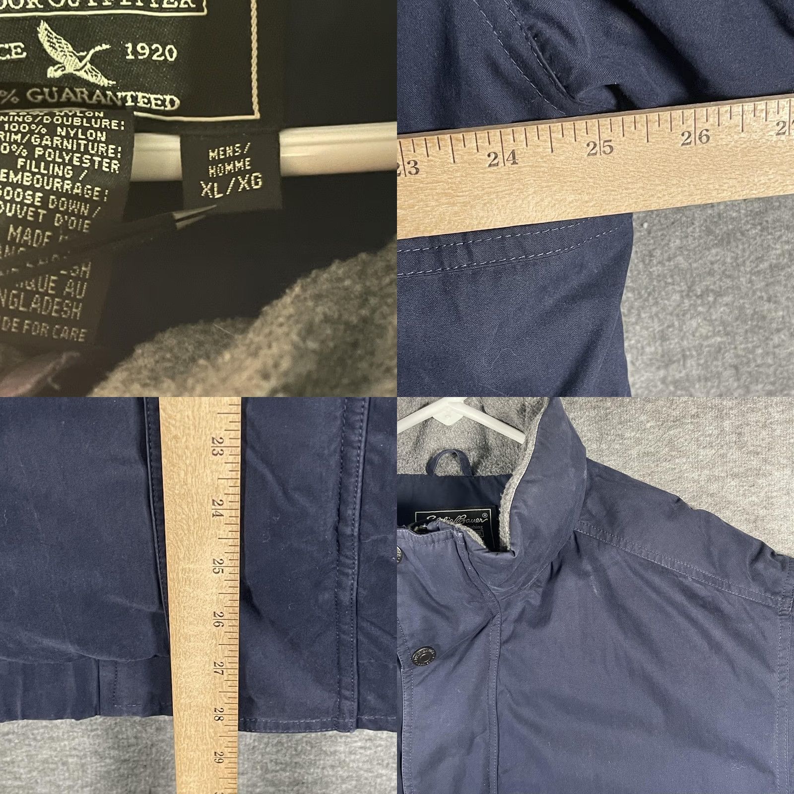 Eddie Bauer Eddie Bauer Jacket Mens XL Navy Blue Goose Down Insulated Puffer Winter Coat Size US XL / EU 56 / 4 - 8 Thumbnail