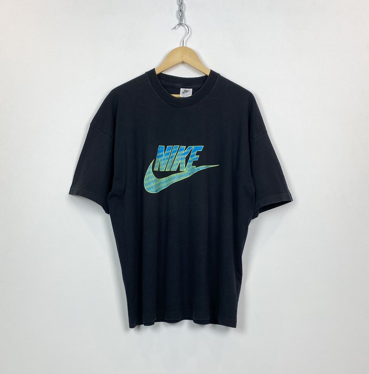 Nike Streetwear Vintage Hype Vintage Nike Swoosh Graphic Heavy Cotton Tee T Shirt Grailed