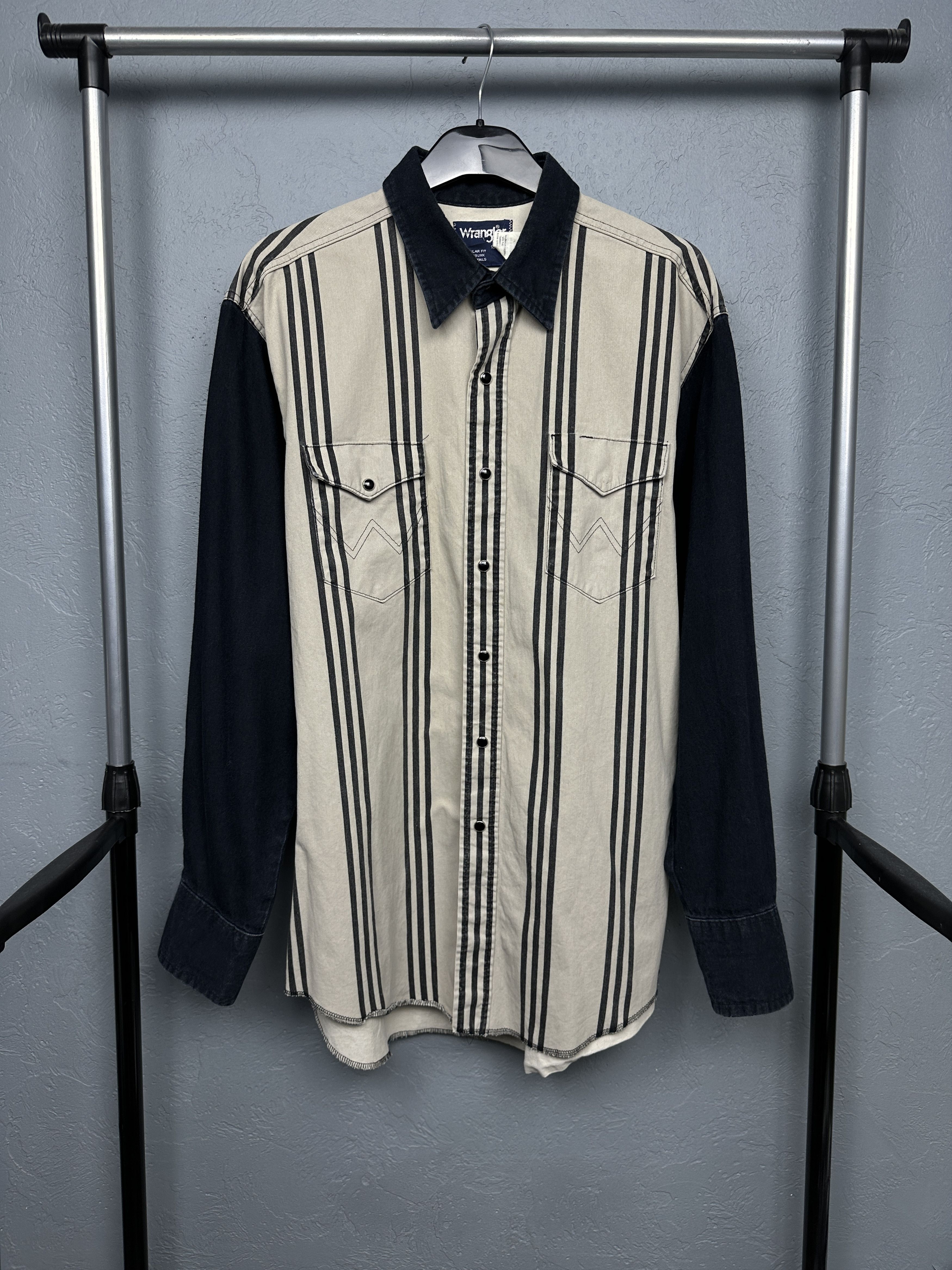 Wrangler Wrangler Vintage Mens Western Shirt Size US XL / EU 56 / 4 - 1 Thumbnail