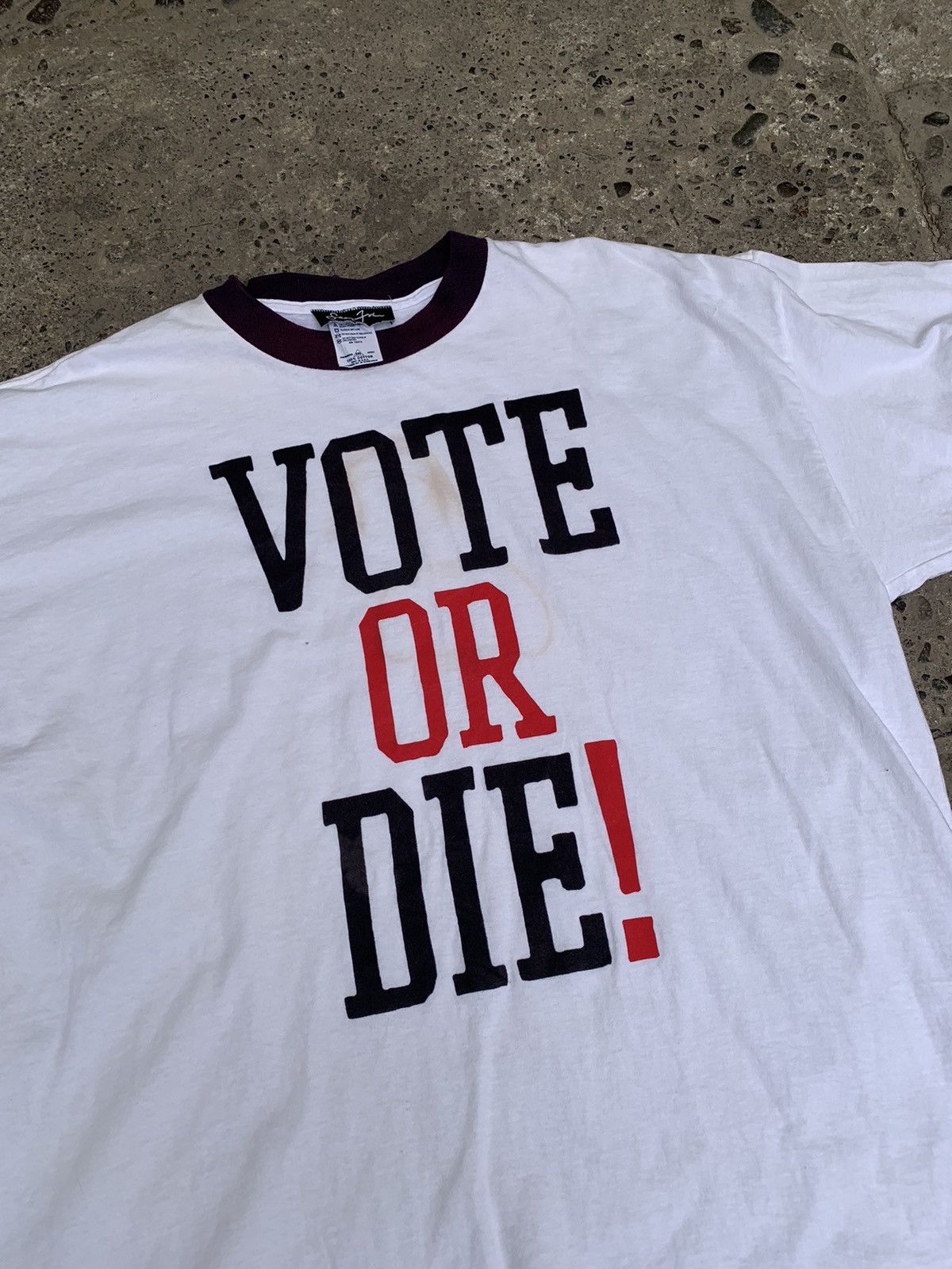 Sean John Vintage vote or die Sean John T shirt Size US XXL / EU 58 / 5 - 2 Thumbnail