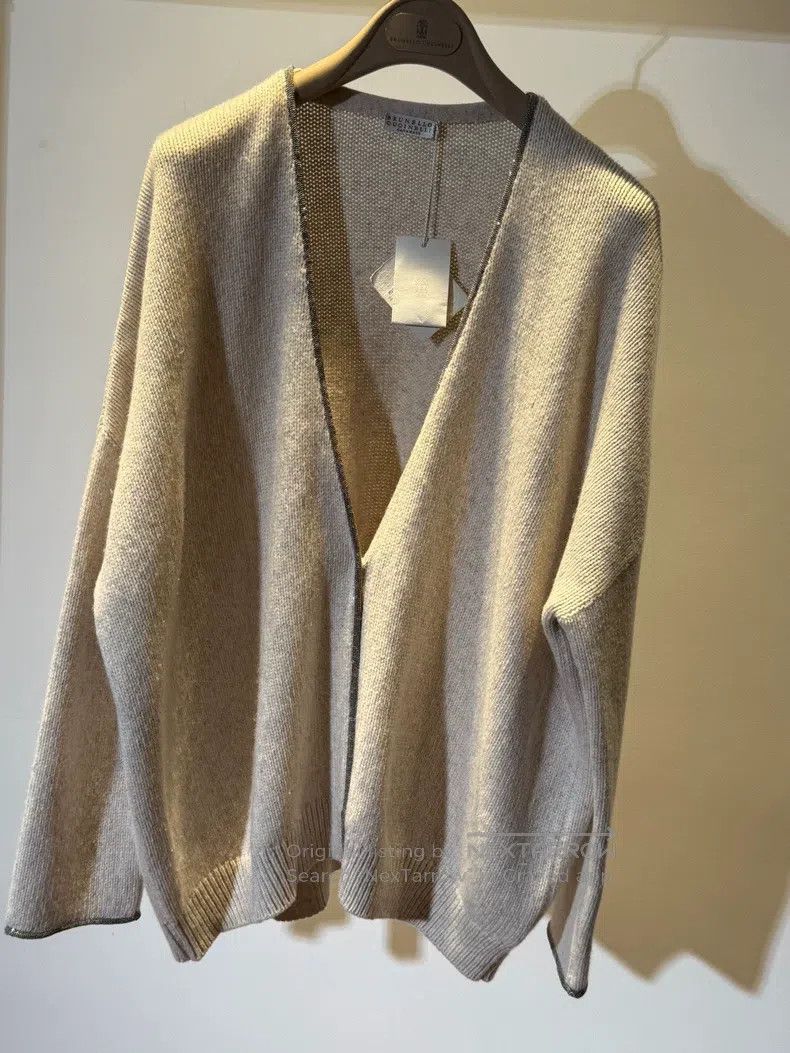Brunello Cucinelli Brunello Cucinelli Cashmere Cardigan Size M / US 6-8 / IT 42-44 - 1 Thumbnail
